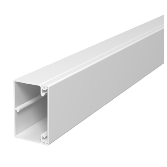 Mur et canal de plafond Obo avec le haut, 60 x 110 mm, longueur 2 m, blanc pur-Lire la description
