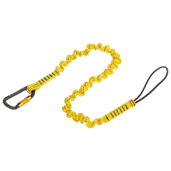 Ruban de maintien de l'élastique Python, avec carabiner et boucle de serrure Twist, matériau flexible-Leggi tutto