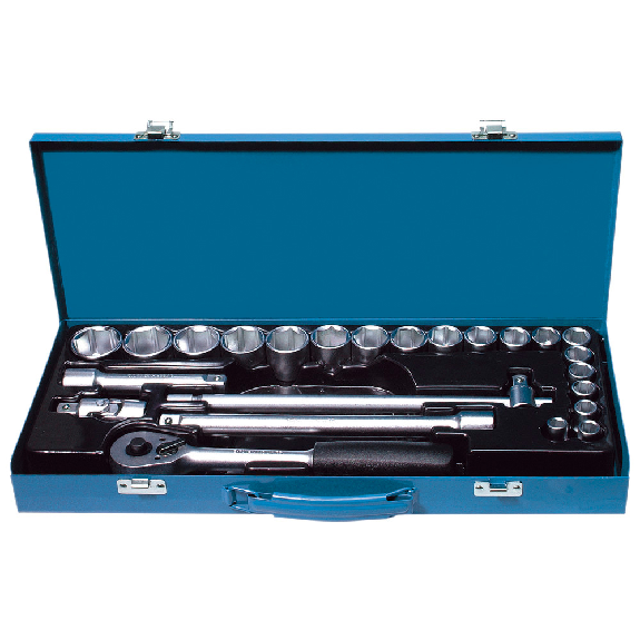 Steckschlüsselsatz 1/2", 24-teilig, 10-32 mm-Beschreibung lesen