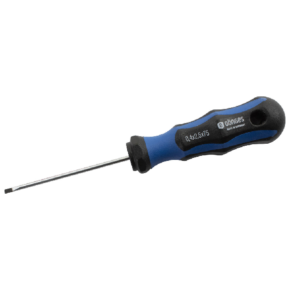 Schlitz-Elektriker-Schraubendreher, ISO 2380, 2,5 x 75 mm Schlitz-Elektriker-Schraubendreher, ISO 2380, 2,5 x 75 mm-Beschreibung lesen