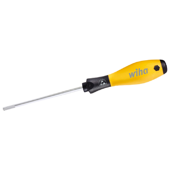 Wiha Torx-SchraubenDreher SoftFinish, ESD, T4x60 mm-Lire la description