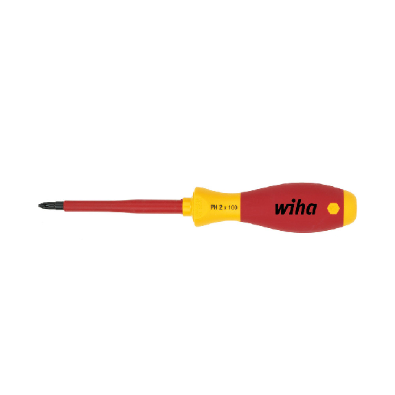 Tournevis Wiha Softfinish Electric, VDE-ISOLAD, PH 4, 200 mm-Leggi tutto
