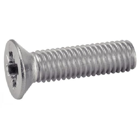 Vis à métaux tête fraisée cruciforme pozidrive inox A2 DIN 965 8X40 boîte de 100 - ACTON - 622148X40-Lire la description