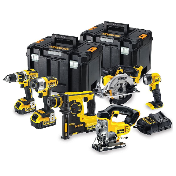 Akku Combo-Set mit 6 Werkzeugen, 18 V, 3x 4,0 Ah Akku-Beschreibung lesen