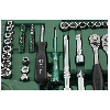 124 Tlg. 1/4", 3/8" & 1/2" 6-Kant Steckschlüssel & Ringmaulschlüssel Set,