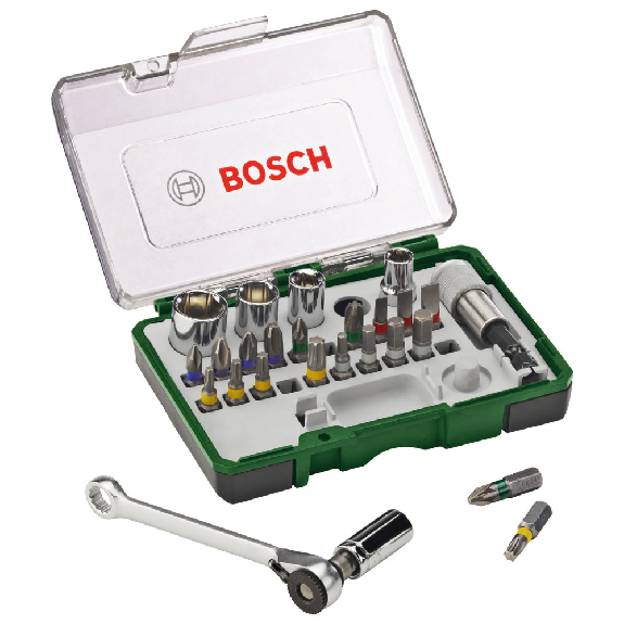 Bosch Professional Twnuensur de 27 parties et ensemble de cliquet-Leggi tutto