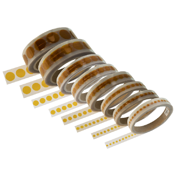 Kapton-Klebepunkte, 16 mm-Beschreibung lesen