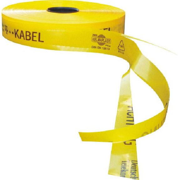 Voie de câble Kelmaplast pour les câbles de télécommunications, 50 mm, 250 m Voie de câble Kelmaplast pour les câbles de télécommunications, 50 mm, 250 m-Beschreibung lesen