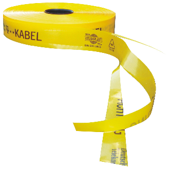 Kabeltrassenband für Telekomkabel, 50 mm, 250 m-Beschreibung lesen