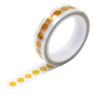 Polyimid-Klebepunkte, 1.000 St. auf Rolle, 16 mm-Beschreibung lesen