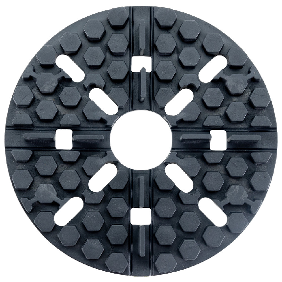 Roulement / roulement de plaque en caoutchouc Sanpro - Joix de 2 mm - empilable de 10-30 mm, 1 pièce-Leggi tutto