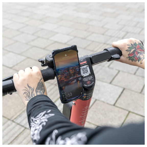 Handy-Halterung City Bike, für Fahrräder, schwarz-Beschreibung lesen