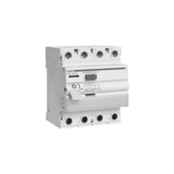 Hager Fi Control Switch 4 Poly, 6 Ka, 40 A / 30 Ma, Type A-Lire la description