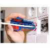Coax-Stripper No. 1 F Plus, blau/rot