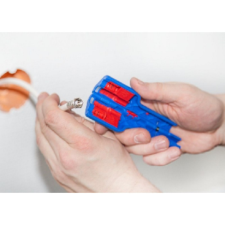 Coax-Stripper No. 1 F Plus, blau/rot-Beschreibung lesen