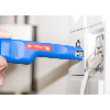 Coax-Stripper No. 1 F Plus, blau/rot