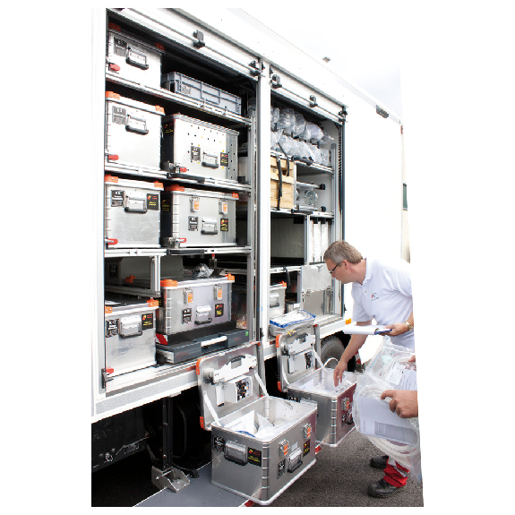 Aufbewahrungsbox aus Aluminium 800 x 400 x 340 mm Aufbewahrungsbox aus Aluminium 800 x 400 x 340 mm-Beschreibung lesen