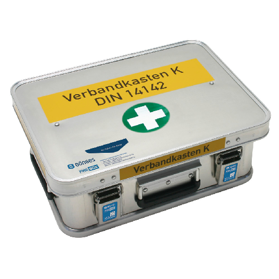 Feuerwehr-Verbandkasten DIN 14142 in FireBox Feuerwehr-Verbandkasten DIN 14142 in FireBox-Beschreibung lesen