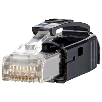 Stecker E-DAT Industry RJ45 plug black, IP20, Cat. 6A-Beschreibung lesen
