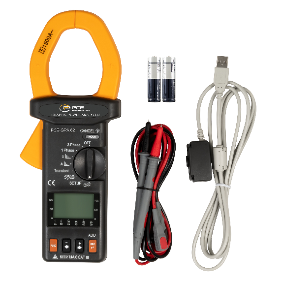 Misuratore di potenza elettrica PCE-GPA 62-Leggi tutto