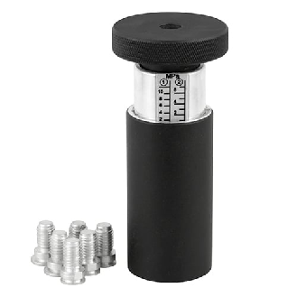 PCE Instruments Haftfestigkeitsmesser  PCE-TAT 10 |Brechkraft: 200 kg | der Dollies: 15,1 mm ( 1) und 19,5 ( 2)-Beschreibung lesen