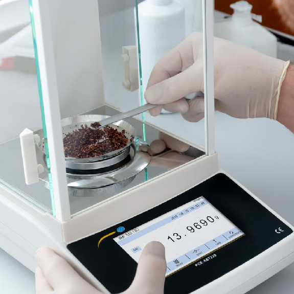 PCE Instruments Touchscreen-Analysenwaage  PCE-ABT 220 |Messbereich: 0 ... 220 g |Messgenauigkeit: ± 0,5 mg-Beschreibung lesen
