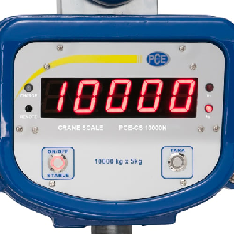 PCE Instruments Kranwaage  PCE-CS 10000N |Wägebereich: 10.000 kg |Auflösung: 5 kg-Beschreibung lesen