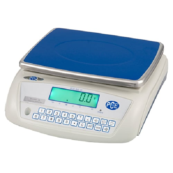 PCE Instruments Kompaktwaage  PCE-WS 30 |Wägebereich: 30 kg |Ablesbarkeit: 0,5 g |Wägebereich: 30 kg-Beschreibung lesen