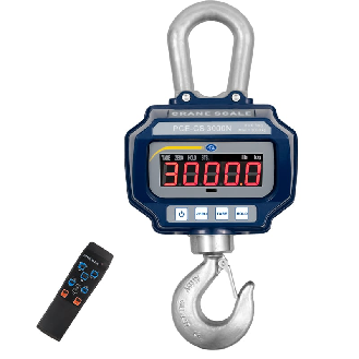 PCE Instruments Kranwaage  PCE-CS 3000N |Wägebereich : 3000 kg |Ablesbarkeit : 0,5 kg |drehbarer Haken-Beschreibung lesen