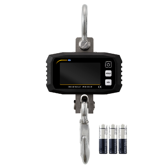 PCE Instruments Kranwaage  PCE-CS 1T |Messbereich: 0 ... 1000 kg |einstellbare Einheiten: kg, lb, N-Beschreibung lesen