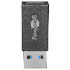 Adapter USB 3.0 SuperSpeed auf USB-C, schwarz Adapter USB 3.0 SuperSpeed auf USB-C, schwarz