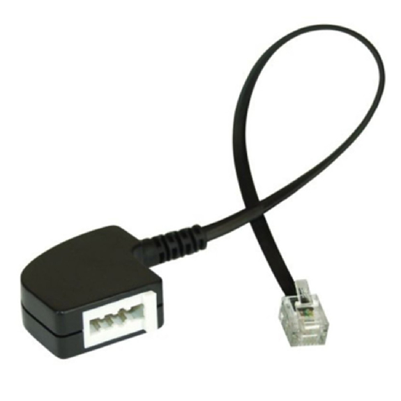 Telefonadapter RJ11-Stecker/TAE-F-Buchse Telefonadapter RJ11-Stecker/TAE-F-Buchse-Beschreibung lesen