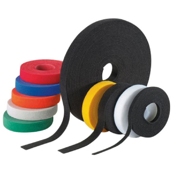 Klettband Univl, 20 mm breit, Rolle mit 10 m, schwarz Klettband Univl, 20 mm breit, Rolle mit 10 m, schwarz-Beschreibung lesen