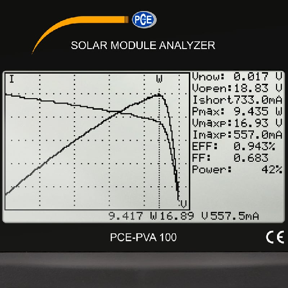 Tester per moduli solari PCE-PVA 100 Tester per moduli solari PCE-PVA 100-Leggi tutto