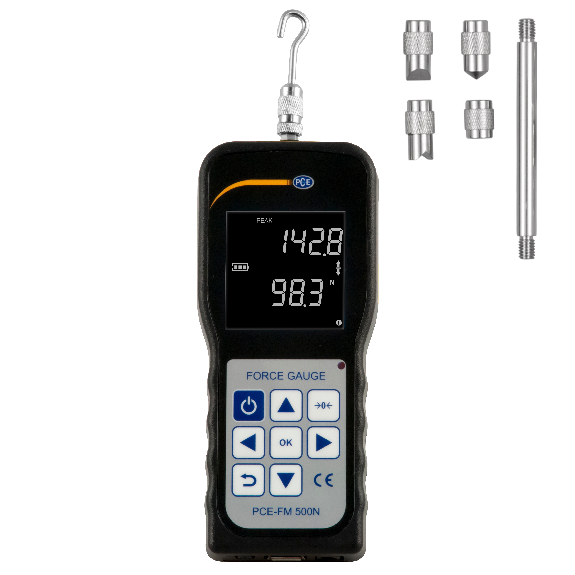 PCE Instruments Kraftmessgerät PCE-FM 500N |Messbereich: 0 ... 500N |Auflösung: 0,1 N PCE Instruments Kraftmessgerät PCE-FM 500N |Messbereich: 0 ... 500N |Auflösung: 0,1 N-Beschreibung lesen