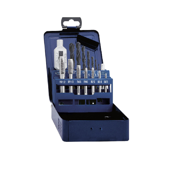 Gewindebohrer Set M3-M12 Innen inkl. Halter, Bohrer und Gewindeschneider-Beschreibung lesen