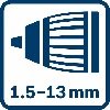 Bosch Akku-Bohrschrauber GSR 18V-21, Solo Version, L-BOXX