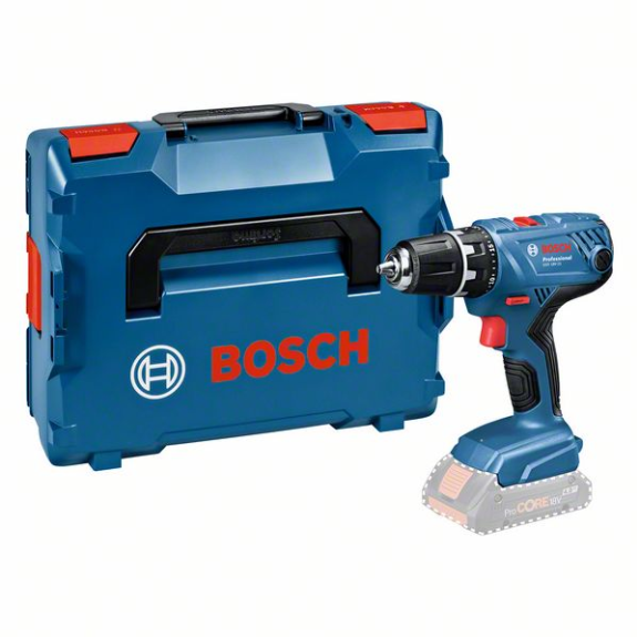 Bosch Akku-Bohrschrauber GSR 18V-21, Solo Version, L-BOXX-Beschreibung lesen