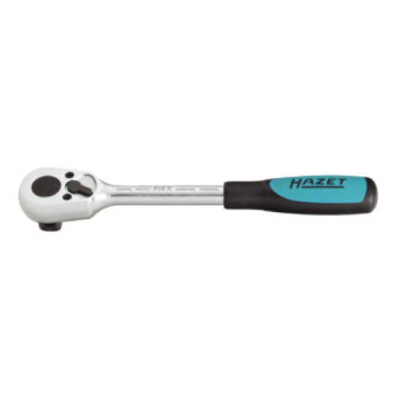 Matraca reversible HAZET 1/2", 199 mm, mango de 2 componentes-Leer más