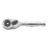 Minicarraca p. puntas STAHLWILLE 90 mm 1/4 pulg. 80 dientes, diseño acero puro Minicarraca p. puntas STAHLWILLE 90 mm 1/4 pulg. 80 dientes, diseño acero puro