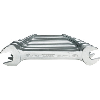 Llave abierta doble GEDORE, 12 pzs., 6x7-27x32 mm DIN 3110 Llave abierta doble GEDORE, 12 pzs., 6x7-27x32 mm DIN 3110