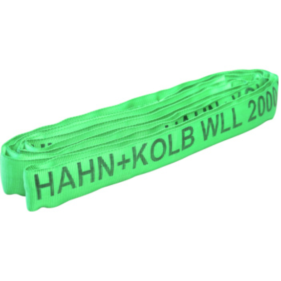 Élingue ronde Green Hk, longueur 4 m, matériau en polyester-Beschreibung lesen