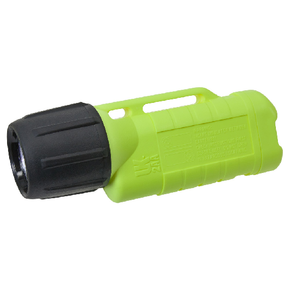 Helmlampe 2AA eLED, ES Frontschalter, neongelb-Beschreibung lesen
