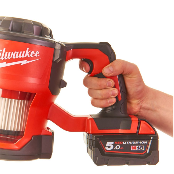 Milwaukee M18 CV-0  Akku Handstaubsauger 18V Solo - ohne Akku - ohne Ladegerät-Beschreibung lesen