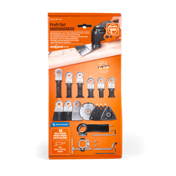 Fein Profi-Set StarlockMax INNENAUSBAU, Aufnahme SLM-Beschreibung lesen