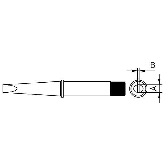 Lötspitze Serie CT, CT6 E8/7,0 mm, gerade, 425 °C-Beschreibung lesen