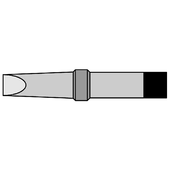 Lötspitze Serie PT, Meißelform, PT B7/2,4 x 0,8 mm, 370 °C, gerade Lötspitze Serie PT, Meißelform, PT B7/2,4 x 0,8 mm, 370 °C, gerade-Beschreibung lesen