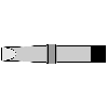 Lötspitze Serie PT, Meißelform, PT B7/2,4 x 0,8 mm, 370 °C, gerade Lötspitze Serie PT, Meißelform, PT B7/2,4 x 0,8 mm, 370 °C, gerade