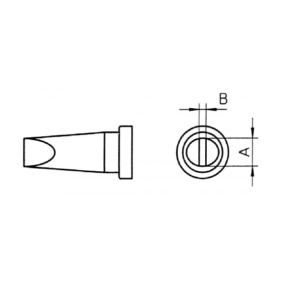Lötspitze Serie LT, LT 1/Ø 0,25 mm, rund, 100 Stück Lötspitze Serie LT, LT 1/Ø 0,25 mm, rund, 100 Stück-Beschreibung lesen