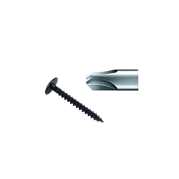 Vis penture inviolable tête ronde large zingué noir 6X30 boîte de 200 - STAFA - 0504200001 Vis penture inviolable tête ronde large zingué noir 6X30 boîte de 200 - STAFA - 0504200001-Lire la description
